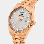 Women Quartz Silver Dial Analog Stainless Steel Watch L3505D-M3303