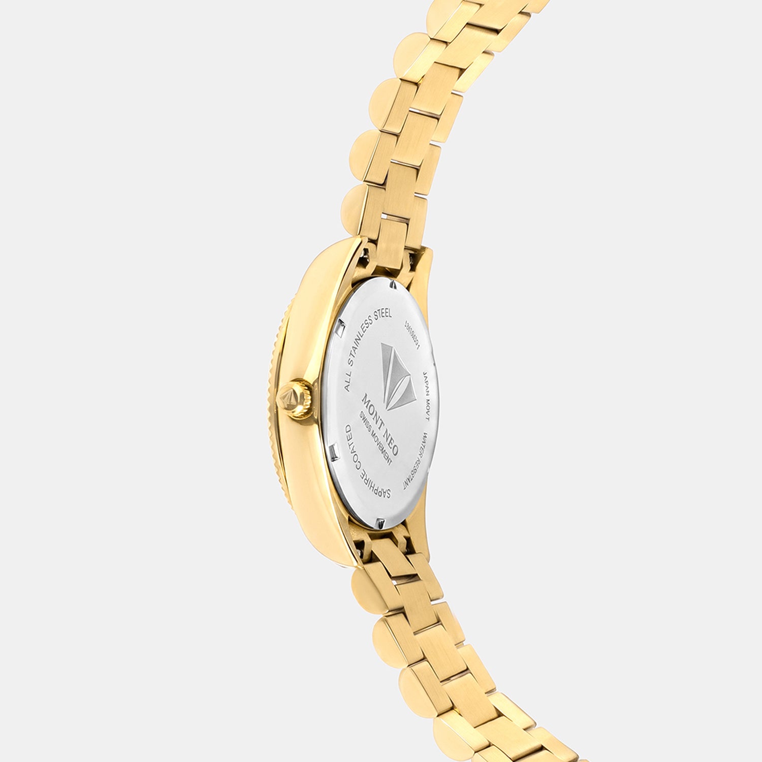 Women Quartz Black Dial Analog Stainless Steel Watch L3505D-M3304