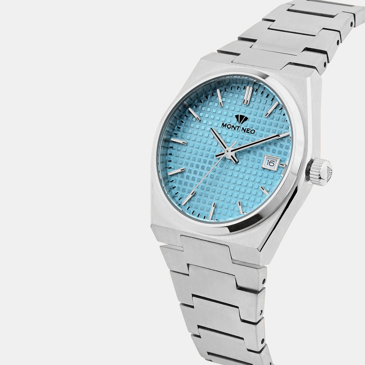 Women Quartz Blue Dial Analog Stainless Steel Watch L3509E-M1117