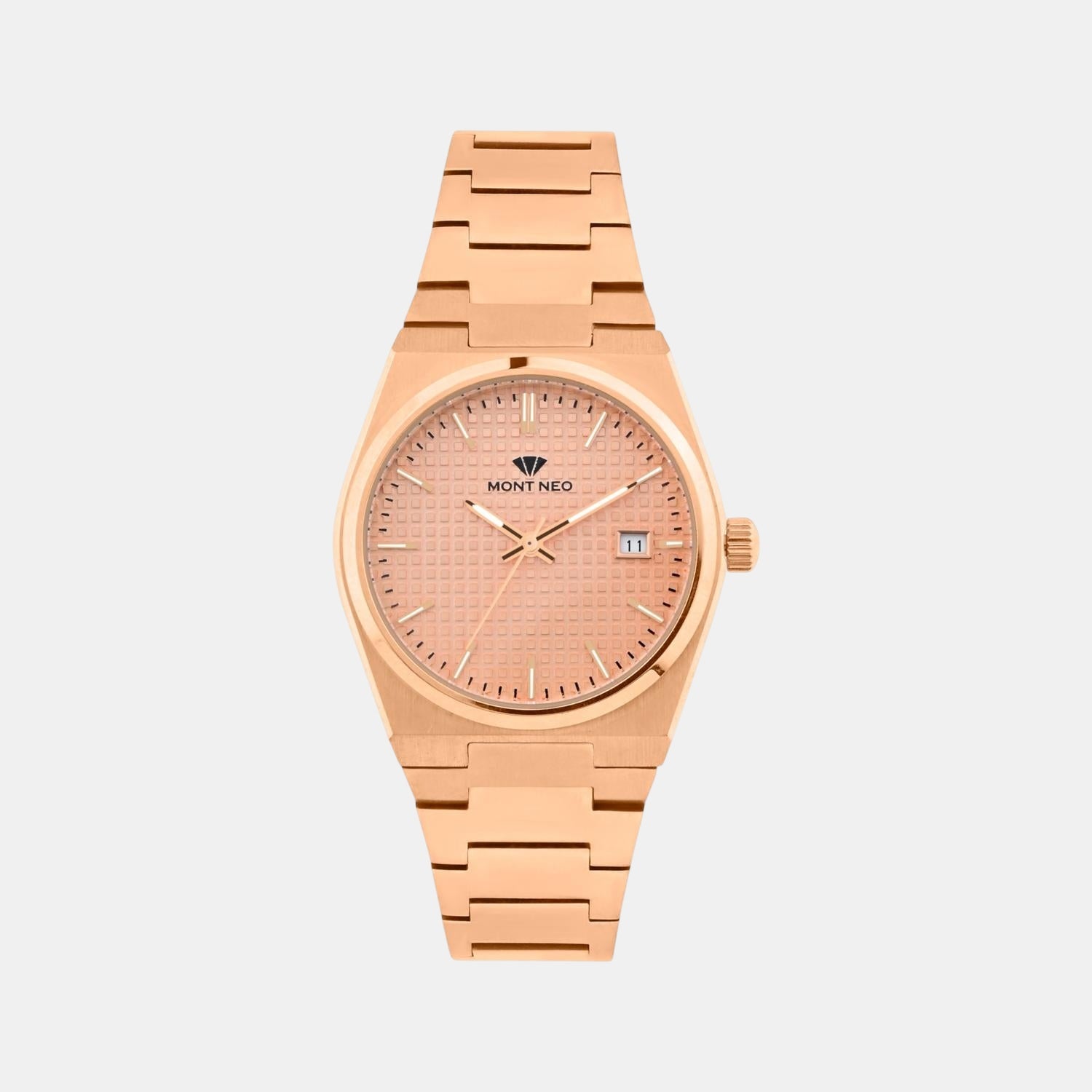 Women Quartz Gold Dial Analog Stainless Steel Watch L3509E-M3303