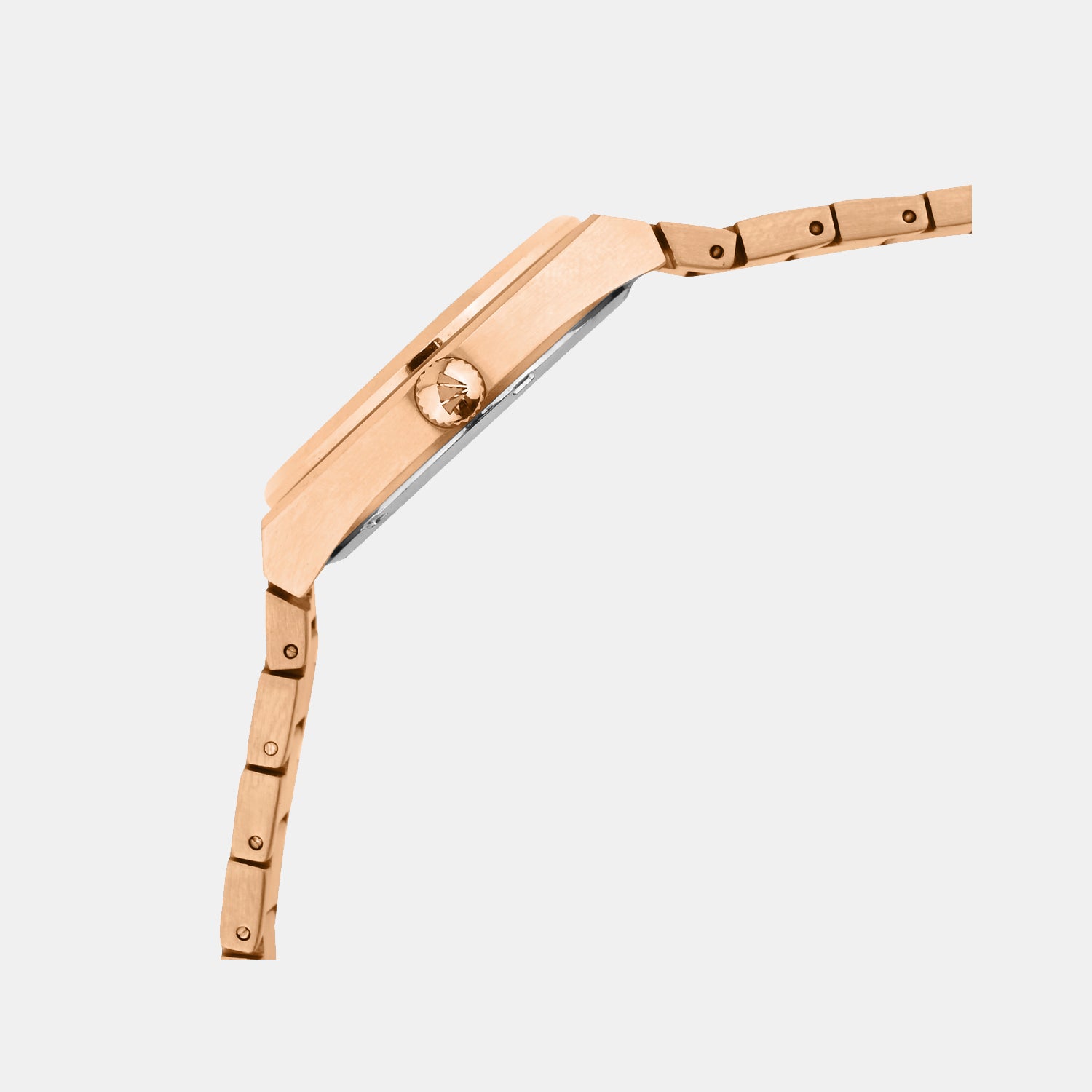 Women Quartz Gold Dial Analog Stainless Steel Watch L3509E-M3303