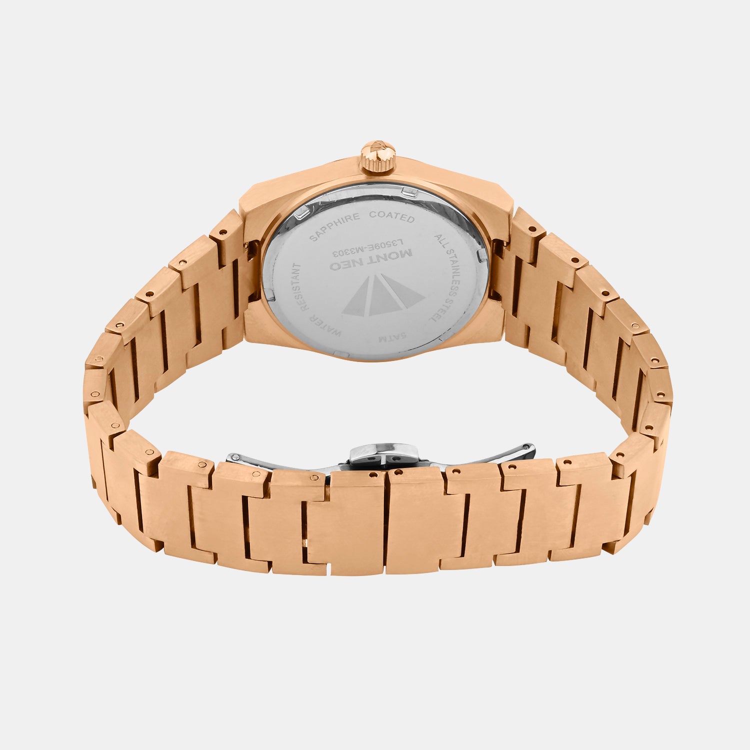 Women Quartz Gold Dial Analog Stainless Steel Watch L3509E-M3303