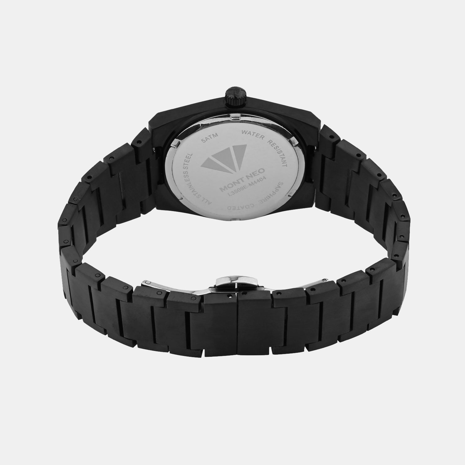 Women Quartz Black Dial Analog Stainless Steel Watch L3509E-M4404