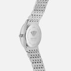 Women Quartz Grey Dial Analog Metal Watch L3522T-M1105