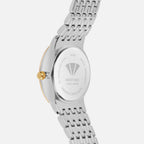 Women Quartz Silver Dial Analog Metal Watch L3522T-M1203