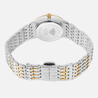 Women Quartz Silver Dial Analog Metal Watch L3522T-M1203