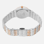 Women Quartz Grey Dial Analog Metal Watch L3522T-M1315