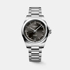 Conquest Men Automatic Black Dial Analog Stainless Steel Watch L37204526