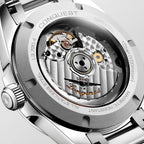 Conquest Men Automatic Black Dial Analog Stainless Steel Watch L37204526