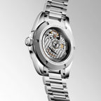 Conquest Men Automatic Black Dial Analog Stainless Steel Watch L37204526