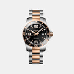 Men Quartz Black Dial Analog Stainless Steel Watch L37403587