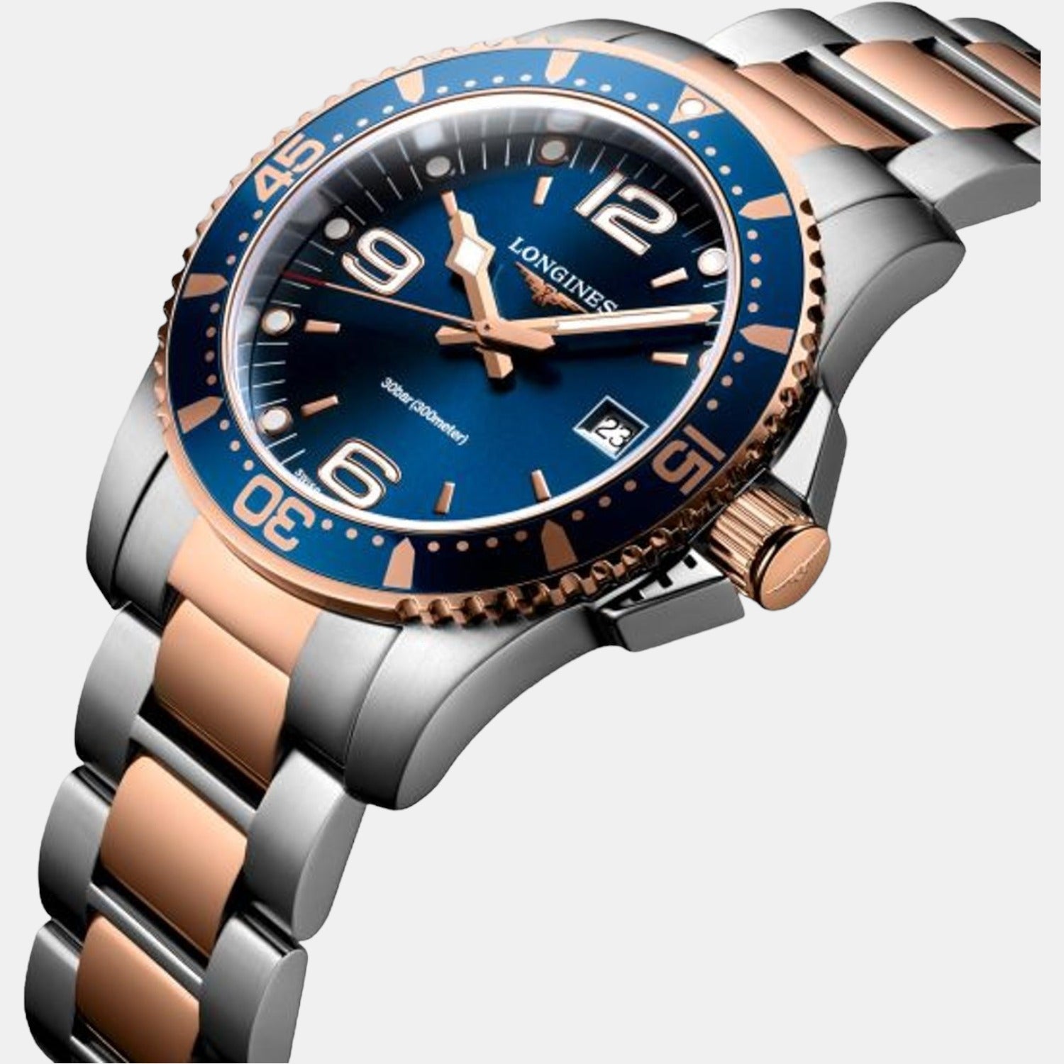 Longines Men Round Blue watch