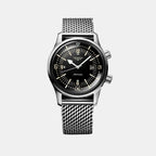 Legend Diver Men Automatic Black Dial Analog Stainless Steel Watch L37744506