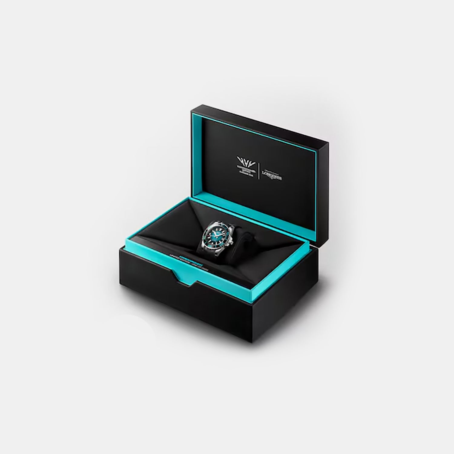 Hydroconquest 2026 Commonwealth Games Men Automatic Teal Dial Analog Rubber Watch L37794099