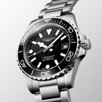 Hydroconquest Women Automatic Black Dial Analog Stainless Steel Watch L37794566