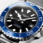 Hydroconquest Men Automatic Black Dial Analog Stainless Steel Watch L37794906