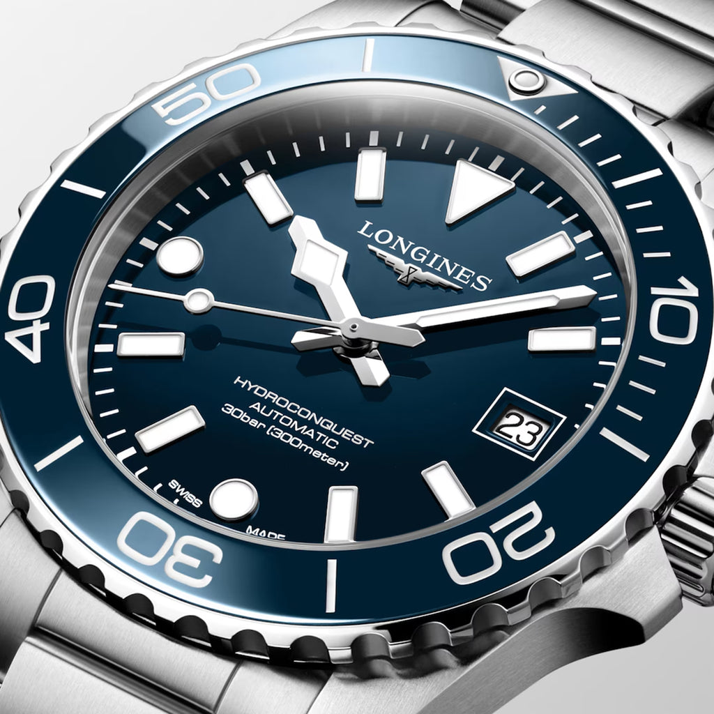 Hydroconquest Women Automatic Blue Dial Analog Stainless Steel Watch L37794966