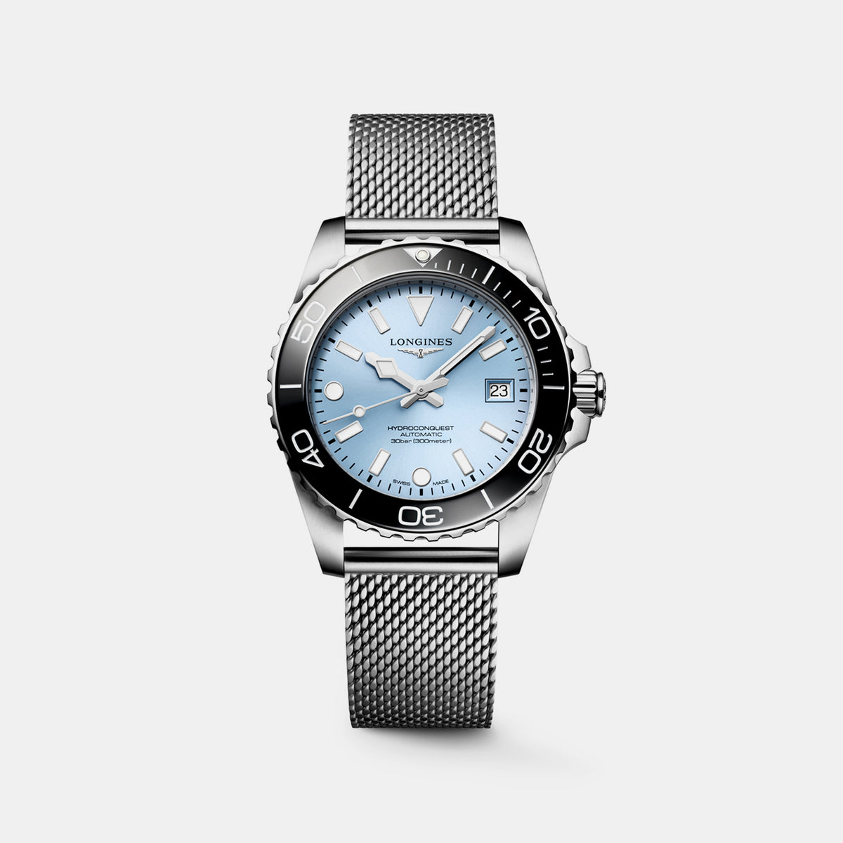 Hydroconquest Men Automatic Blue Dial Analog Mesh Watch L37794996