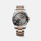Hydroconquest Men Quartz Black Dial Analog Stainless Steel Watch L37813787