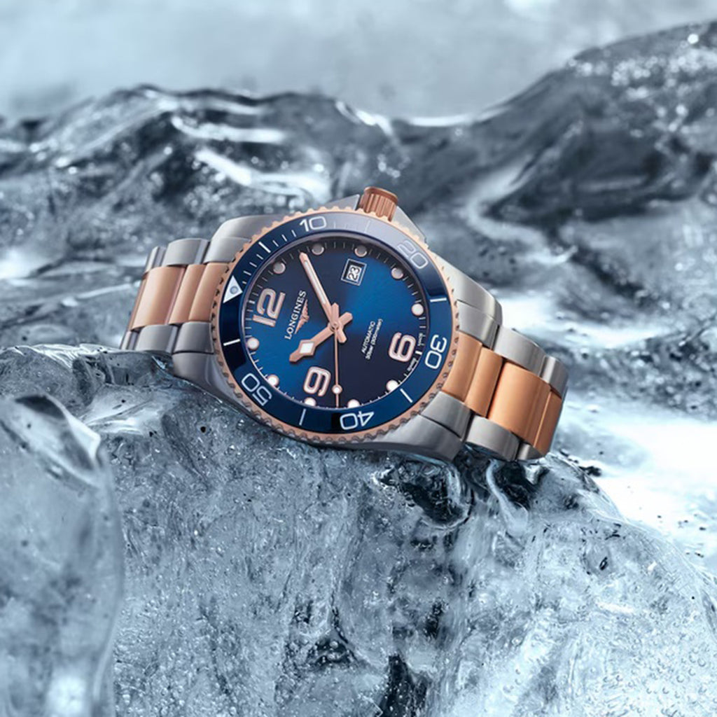 Hydroconquest Men Automatic Blue Dial Analog Stainless Steel Watch L37813987