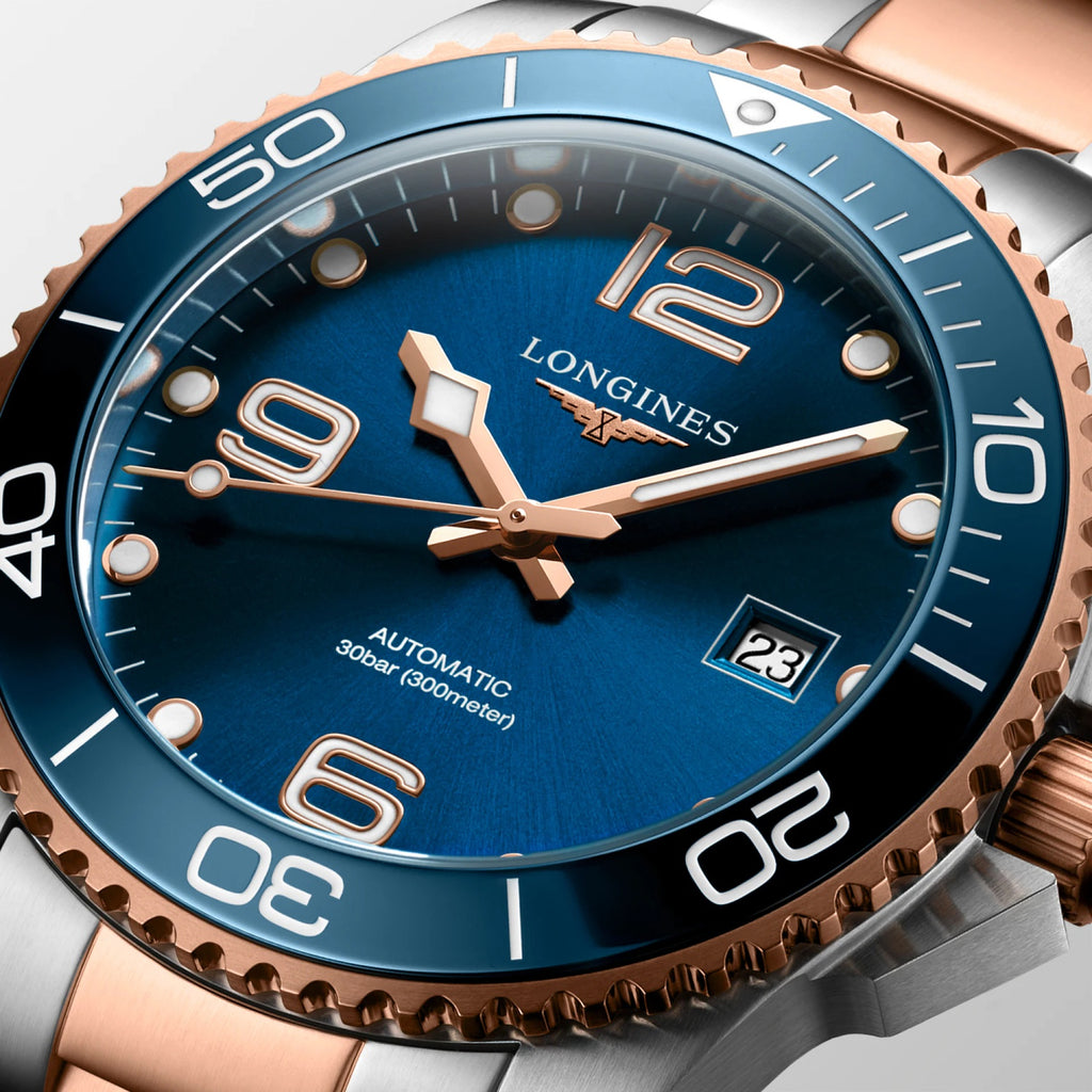 Hydroconquest Men Automatic Blue Dial Analog Stainless Steel Watch L37813987