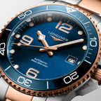 Hydroconquest Men Automatic Blue Dial Analog Stainless Steel Watch L37813987