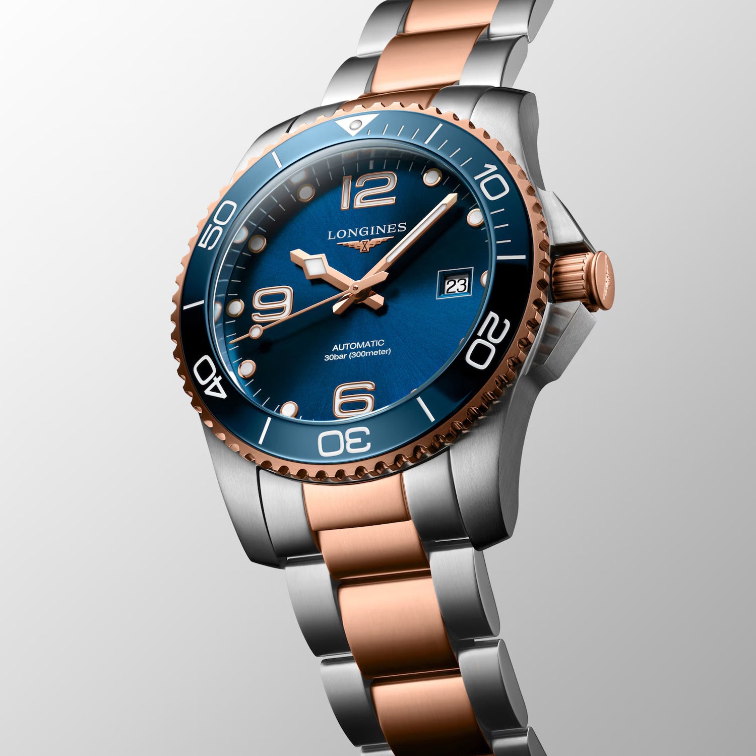 Hydroconquest Men Automatic Blue Dial Analog Stainless Steel Watch L37813987