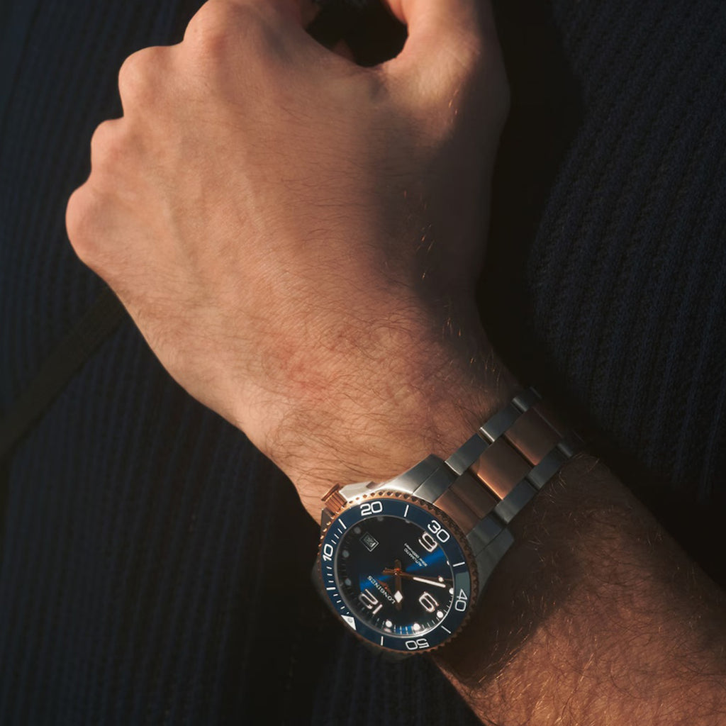 Hydroconquest Men Automatic Blue Dial Analog Stainless Steel Watch L37813987