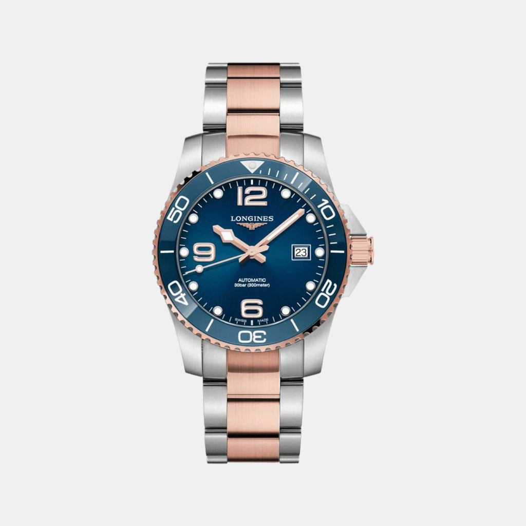 Hydroconquest Men Automatic Blue Dial Analog Stainless Steel Watch L37813987