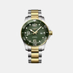 HydroConquest Men Automatic Green Dial Analog Stainless Steel Watch L37823067