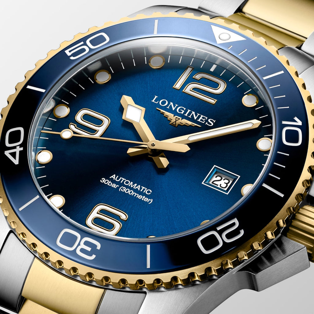 HydroConquest Men Automatic Blue Dial Analog Stainless Steel Watch L37823967