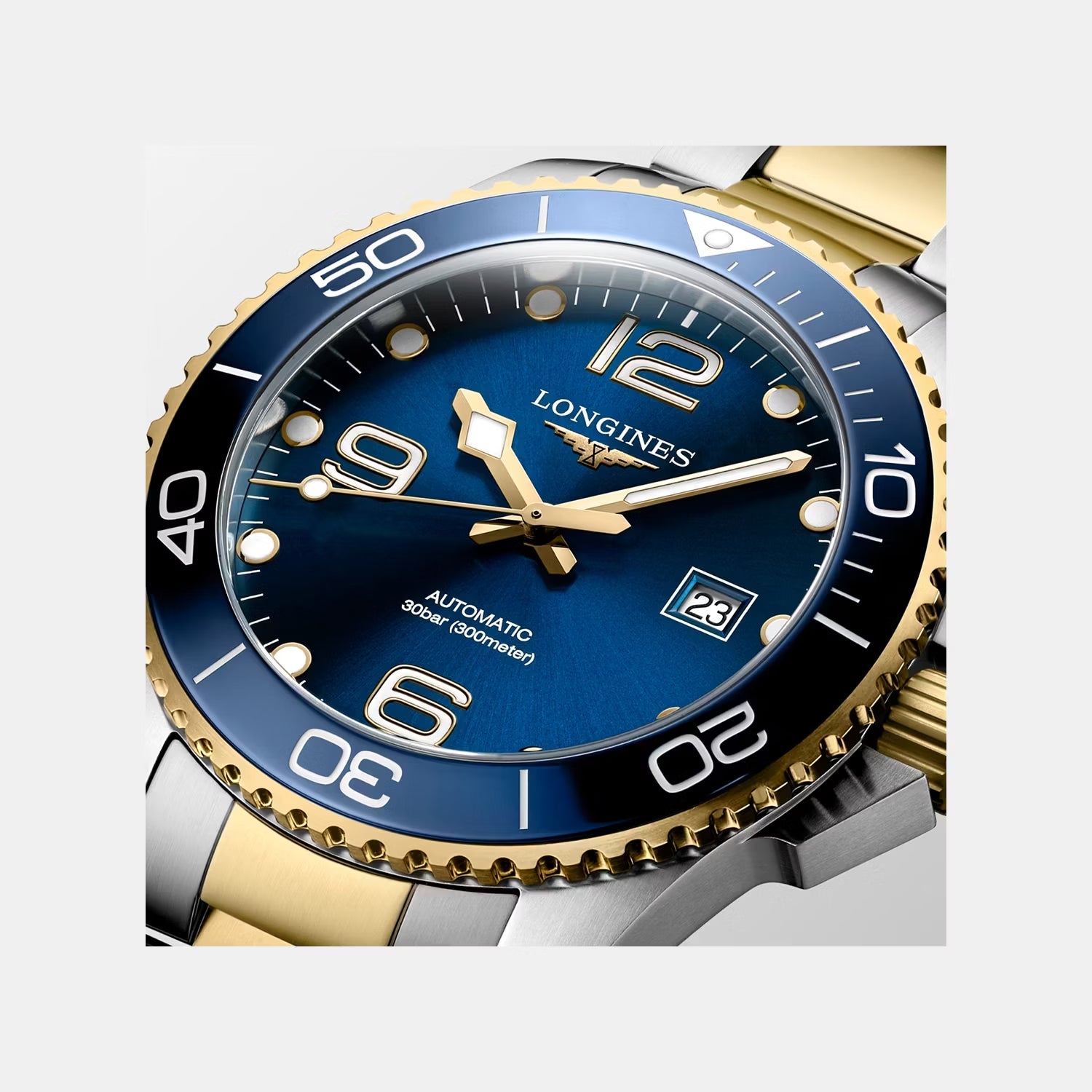 HydroConquest Men Automatic Blue Dial Analog Stainless Steel Watch L37823967