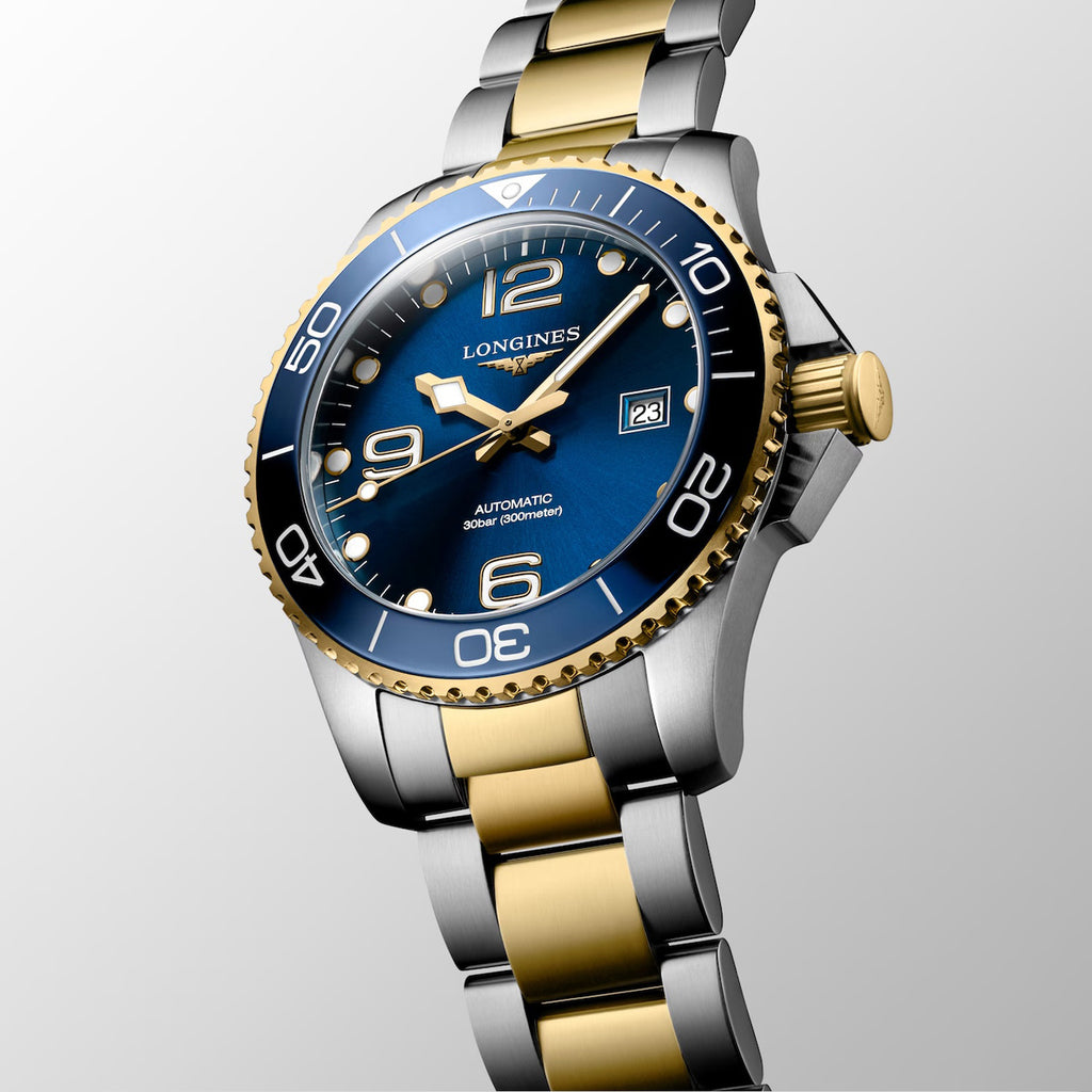 HydroConquest Men Automatic Blue Dial Analog Stainless Steel Watch L37823967