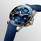 HydroConquest Men Automatic Blue Dial Analog Rubber Watch L37823989