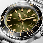 HydroConquest Men Automatic Green Dial Analog Stainless Steel Watch L37904066