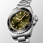 HydroConquest Men Automatic Green Dial Analog Stainless Steel Watch L37904066
