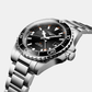 Hydroconquest Gmt Men Automatic Black Dial Analog Stainless Steel Watch L37904566