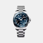 HydroConquest GMT Men Automatic Blue Dial Analog Stainless Steel Watch L37904966