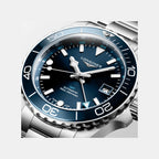 HydroConquest GMT Men Automatic Blue Dial Analog Stainless Steel Watch L37904966