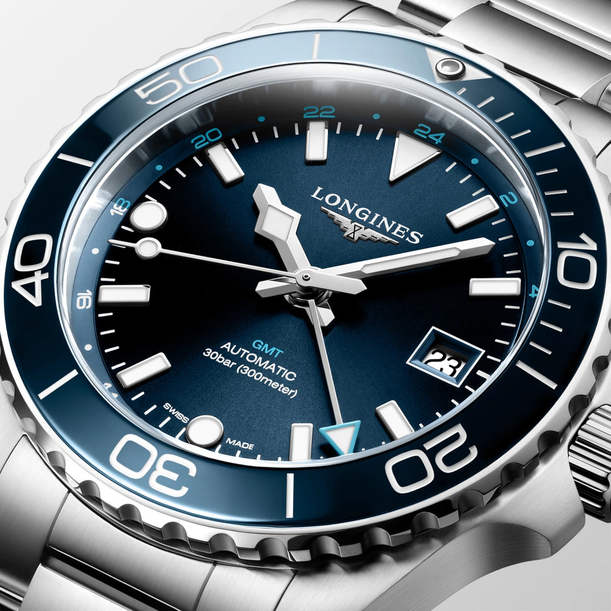 HydroConquest Men Automatic Blue Dial Analog Stainless Steel Watch L37904966