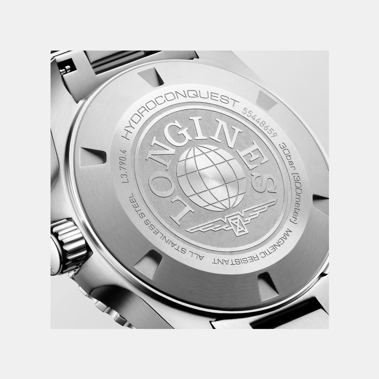 HydroConquest GMT Men Automatic Blue Dial Analog Stainless Steel Watch L37904966