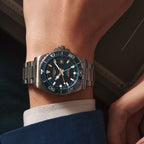 HydroConquest GMT Men Automatic Blue Dial Analog Stainless Steel Watch L37904966