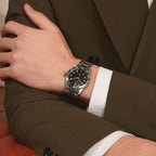 Zulu Time Unisex Automatic Green Dial Analog Stainless Steel Watch L38024636