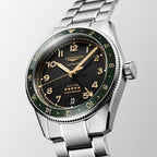 Zulu Time Unisex Automatic Green Dial Analog Stainless Steel Watch L38024636