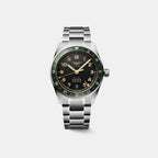 Zulu Time Unisex Automatic Green Dial Analog Stainless Steel Watch L38024636