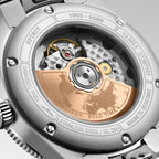 Spirit Men Automatic Black Dial Analog Stainless Steel Watch L38035536
