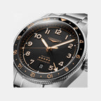 Spirit Zulu Men Automatic Black Dial Analog Stainless Steel Watch L38124506