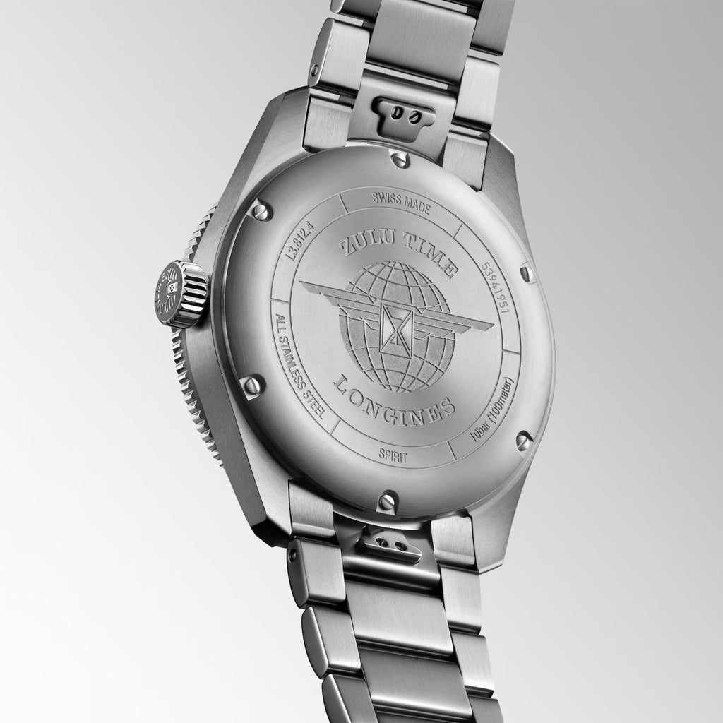 Spirit Men Automatic Grey Dial Analog Stainless Steel Watch L38124606