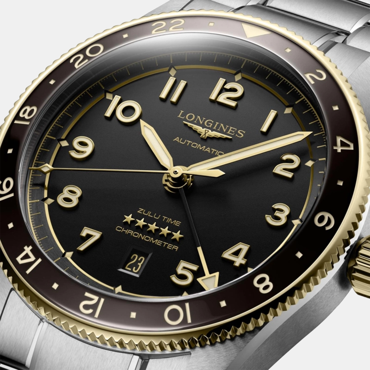 Longines Men Round Anthracite watch
