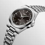 Men Automatic Grey Dial Analog Stainless Steel Watch L38304526